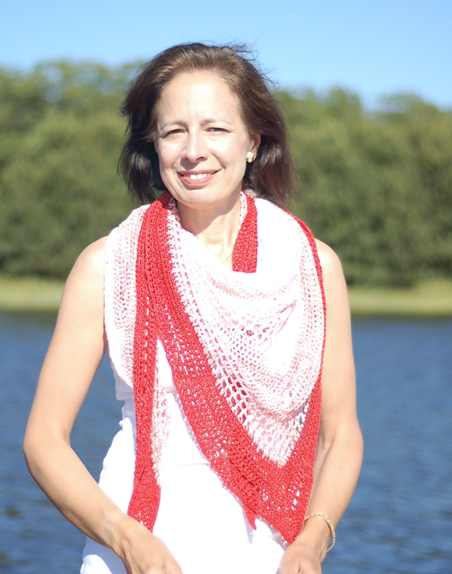 Gradient Beach Shawl