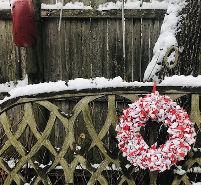 Peppermint Wreath