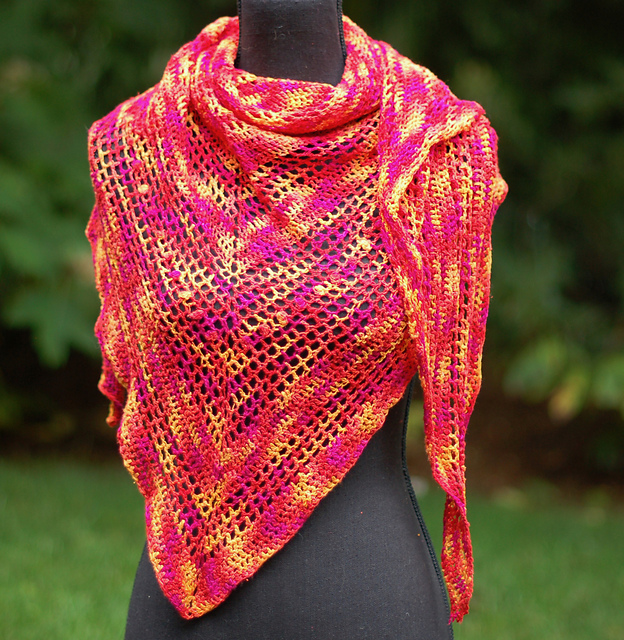 Summer Sunset Shawl