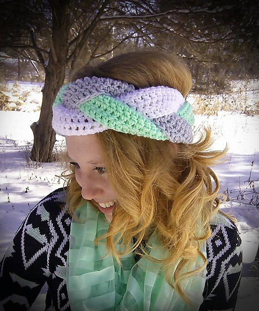 3 Strand Braided Earwarmer
