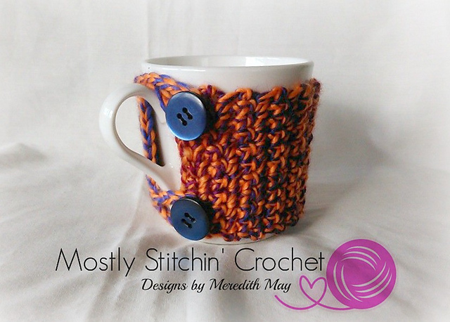 Simple 2 Button Cup Cozy