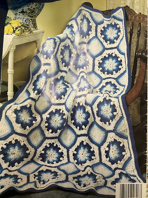 2801-706 Delft Flower Afghan