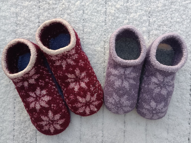 Snowflake Slippers