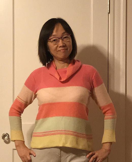 Cashmere Border Pullover