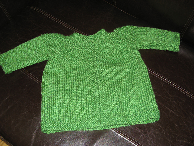 Easy Yoke Baby Sweater