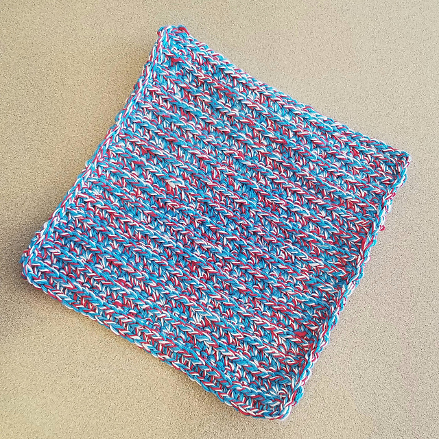 Patriotic Ridges Washcloth