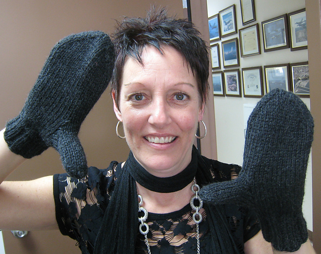 Bulky Not So Basic Mittens