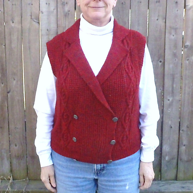 Lapel-Collared Vest