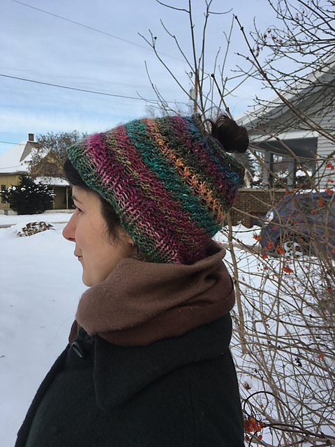 Messy Bun Ponytail Hat