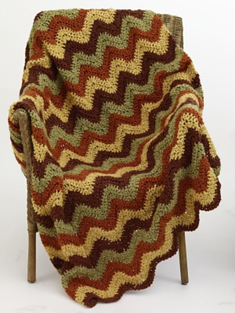 Ripple Afghan #70409AD