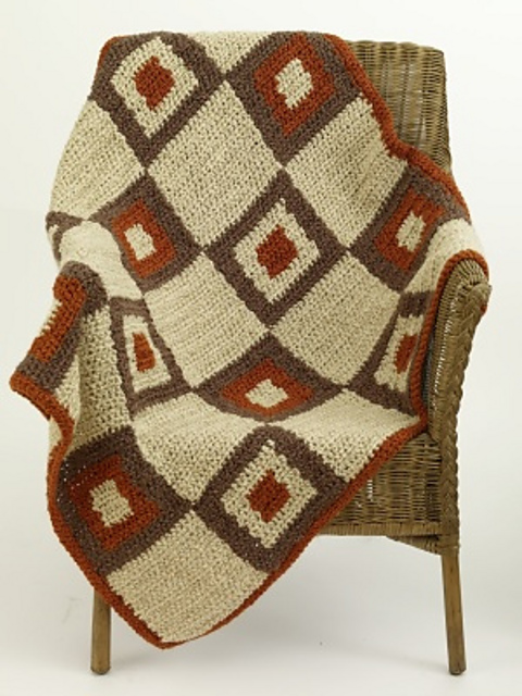 Graphic Block Lapghan