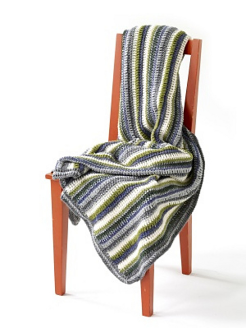 The Striped Afghan #90237AD