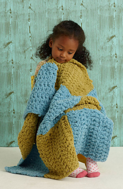 Easy Square Baby Throw