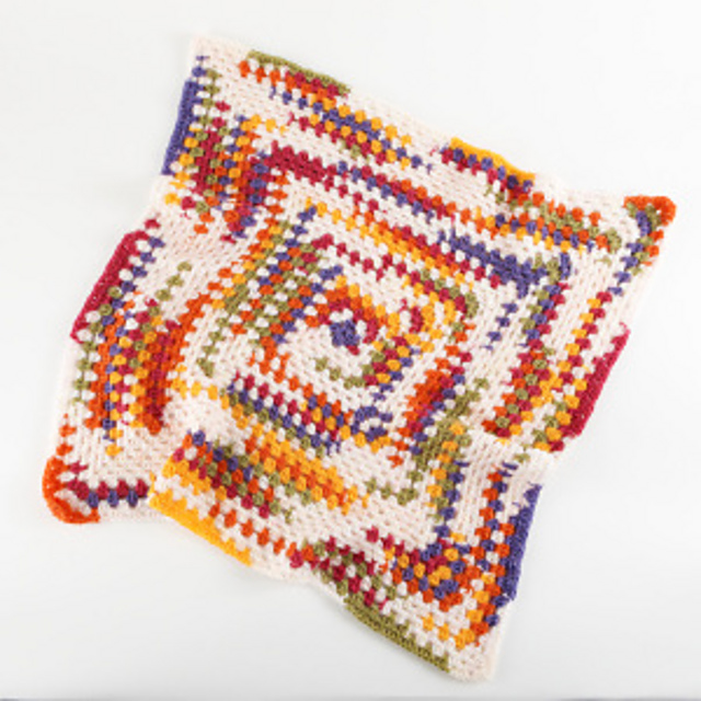 Bright Granny Throw #L10726