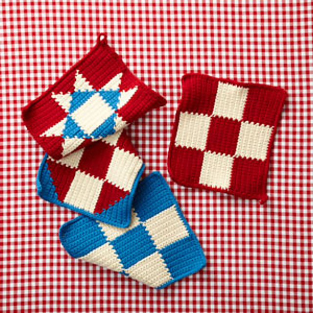 4th Of July Potholders