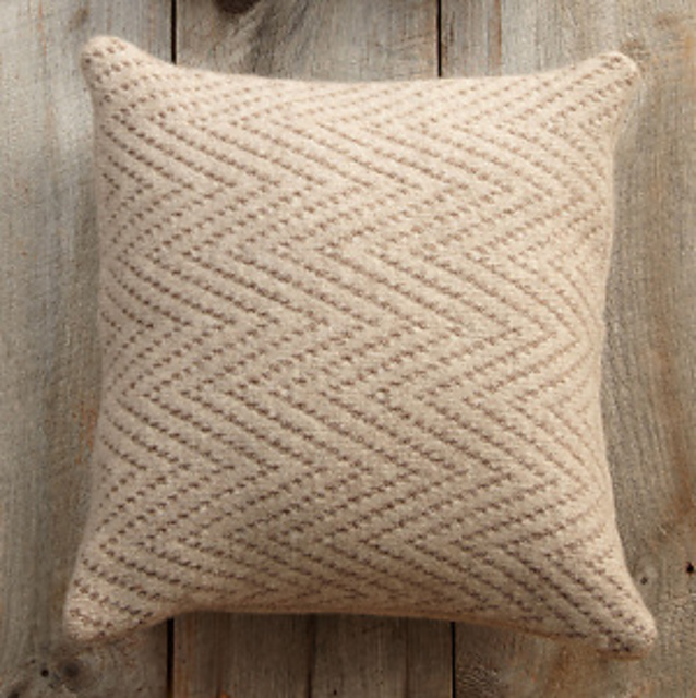 Chevron Felted Pillow