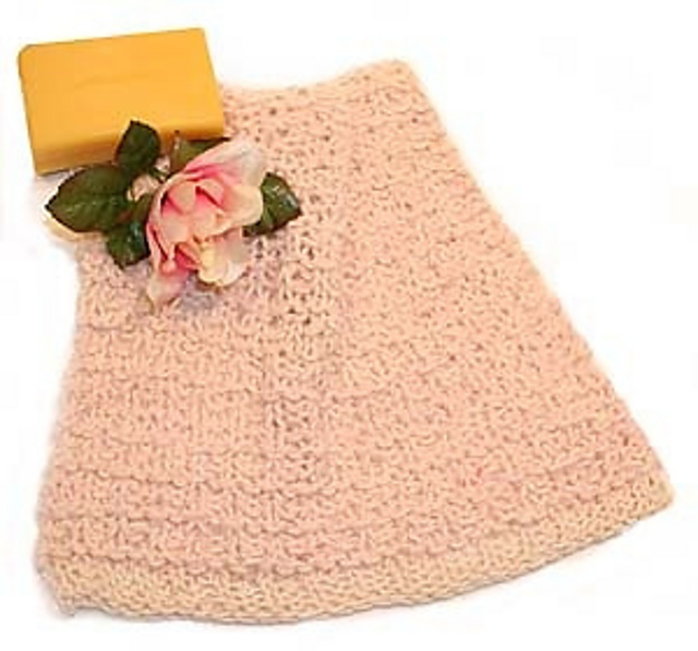 Rub-A-Dub-A-Scrub Invigorating Washcloth (knit)