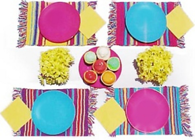 Bright Placemats (knit)