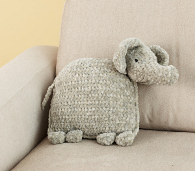 Ellie The Elephant Pillow