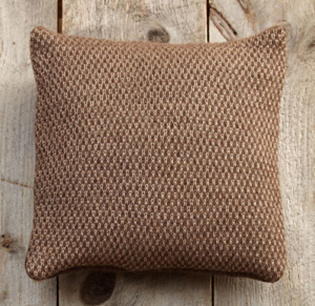 Checkers Felted Pillow
