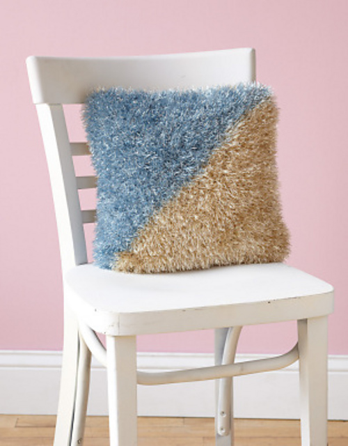 Glitter Triangles Pillow