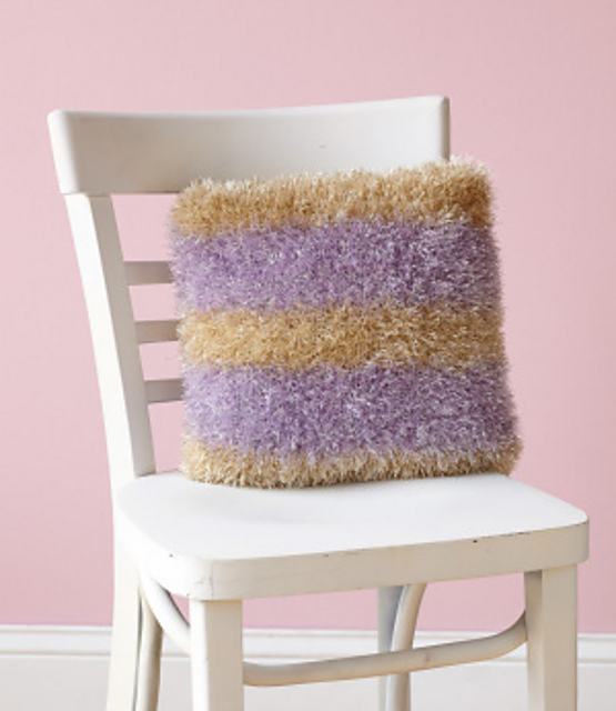 Glitter Stripes Pillow
