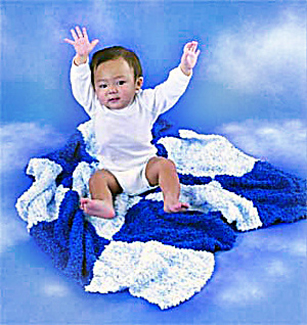Checkered Baby Blanket (crochet)