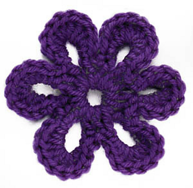 Crochet Motif VI: Six-Petal Flower Motif