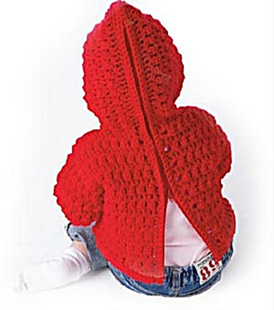 Little Red Hoodie / Back Zip Hoody