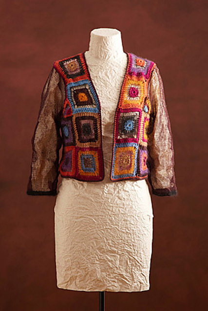 Square Motif Cardi