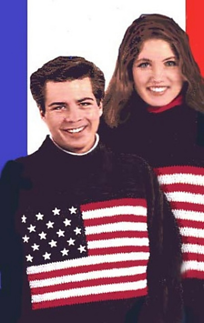 American Flag Sweater #cja-flagSweater