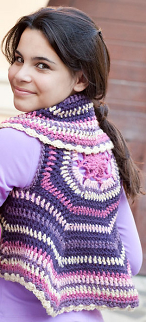 Circle Vest #90556B (Girl)