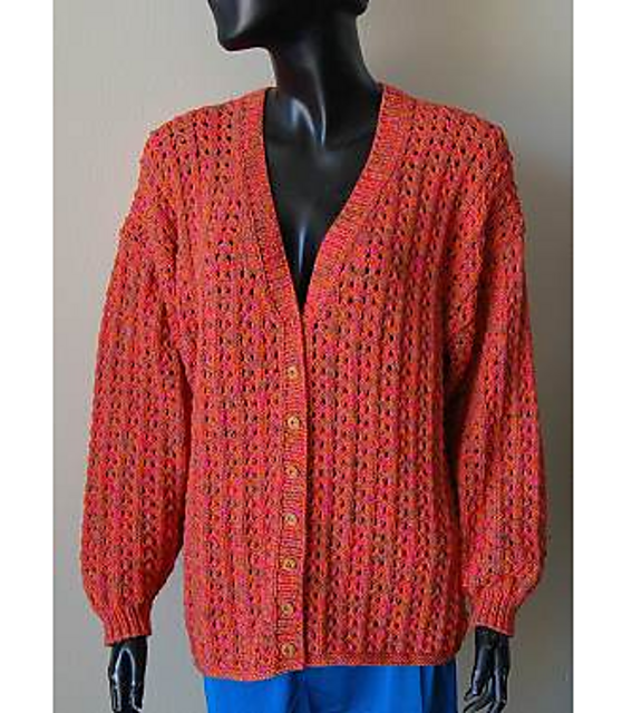 Ravelry Easy Bamboozle Lace Cardigan pattern by Gail Tanquary