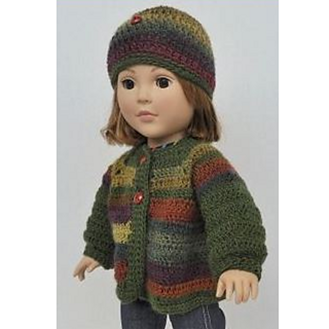 Mini Mochi Crochet 18" Doll Set