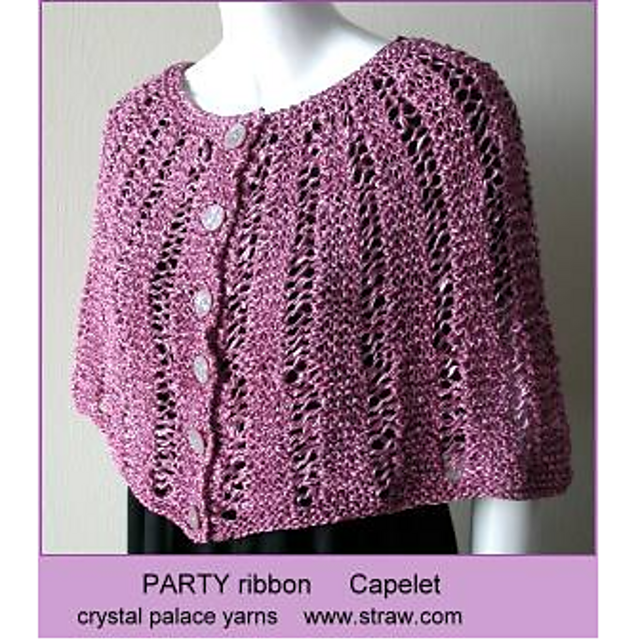 Party Capelet in Garter-Lace