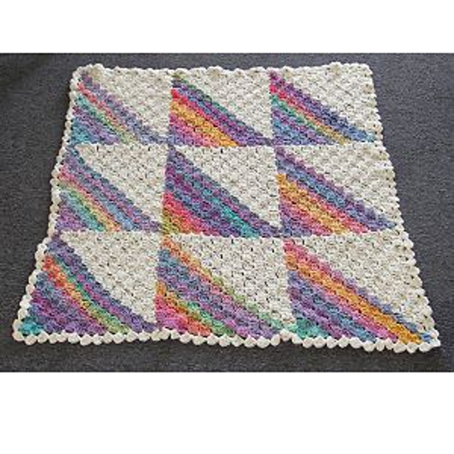 Rainbow Dreams Baby Afghan
