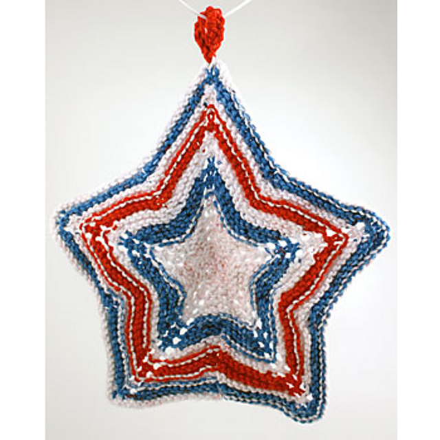 Star and Stripes Dishcloth