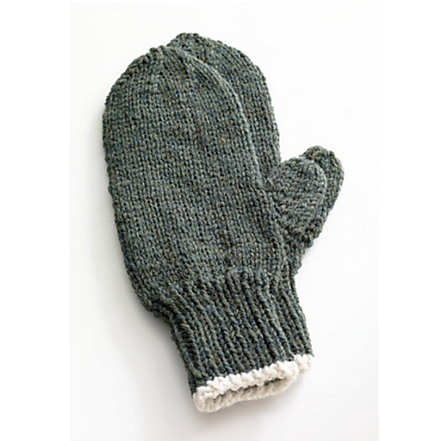 Toasty Knitted Mittens