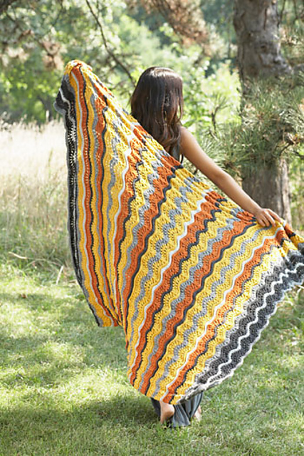 Shaded Chevrons Blanket (5 Color)