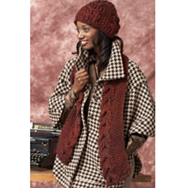 Reversible Cable Scarf