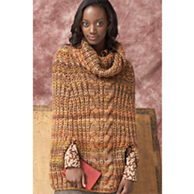Cozy Cowl-Neck Cape