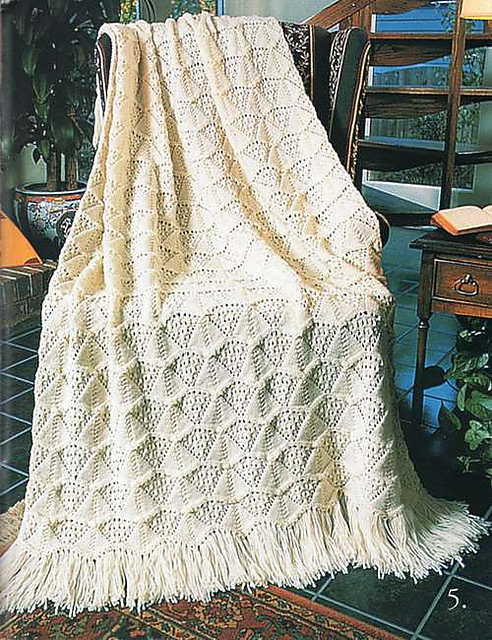 Snowbird Afghan Style 7822