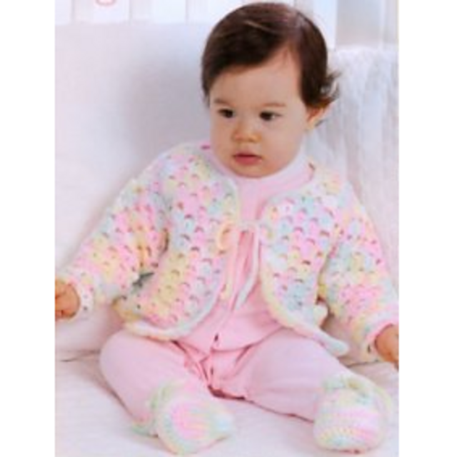 Sweet Crochet Set: Jacket