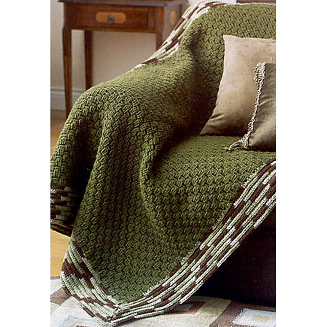 Basketweave Afghan