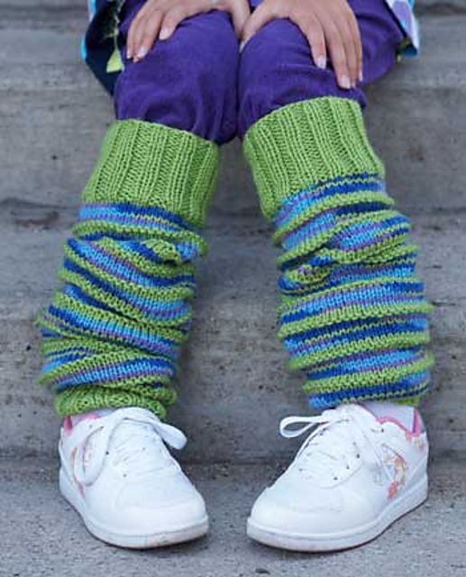 Toasty Striped Set: Legwarmers