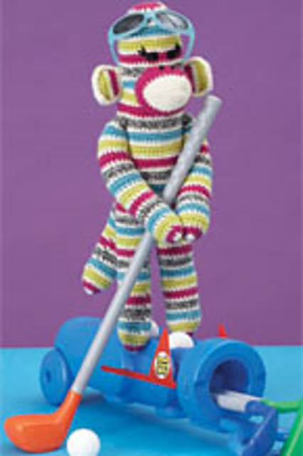 Bright Stripes Monkey