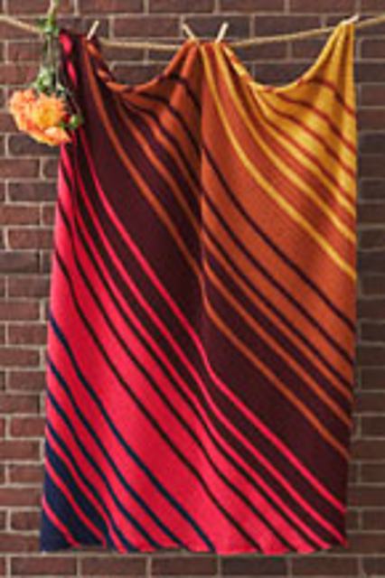 Sunset Stripes Afghan