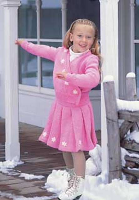 Daisy Wrap Cardigan and Skirt (Skirt)