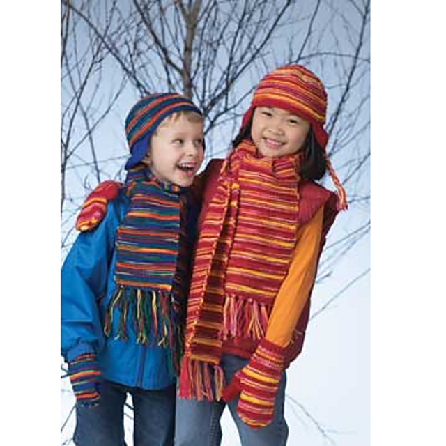 Hat, Mittens and Scarf Set: Scarf