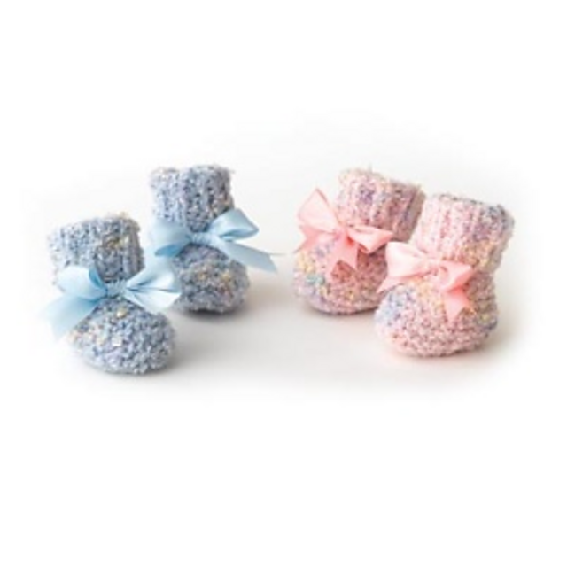 2-needle Baby Booties